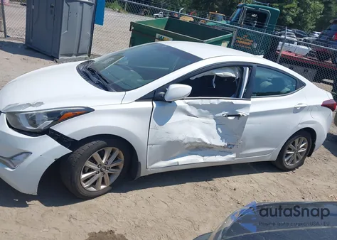 2016 Hyundai Elantra Se/Sport/Limited из США, поврежденный, VIN 5NPDH4AE4GH796695